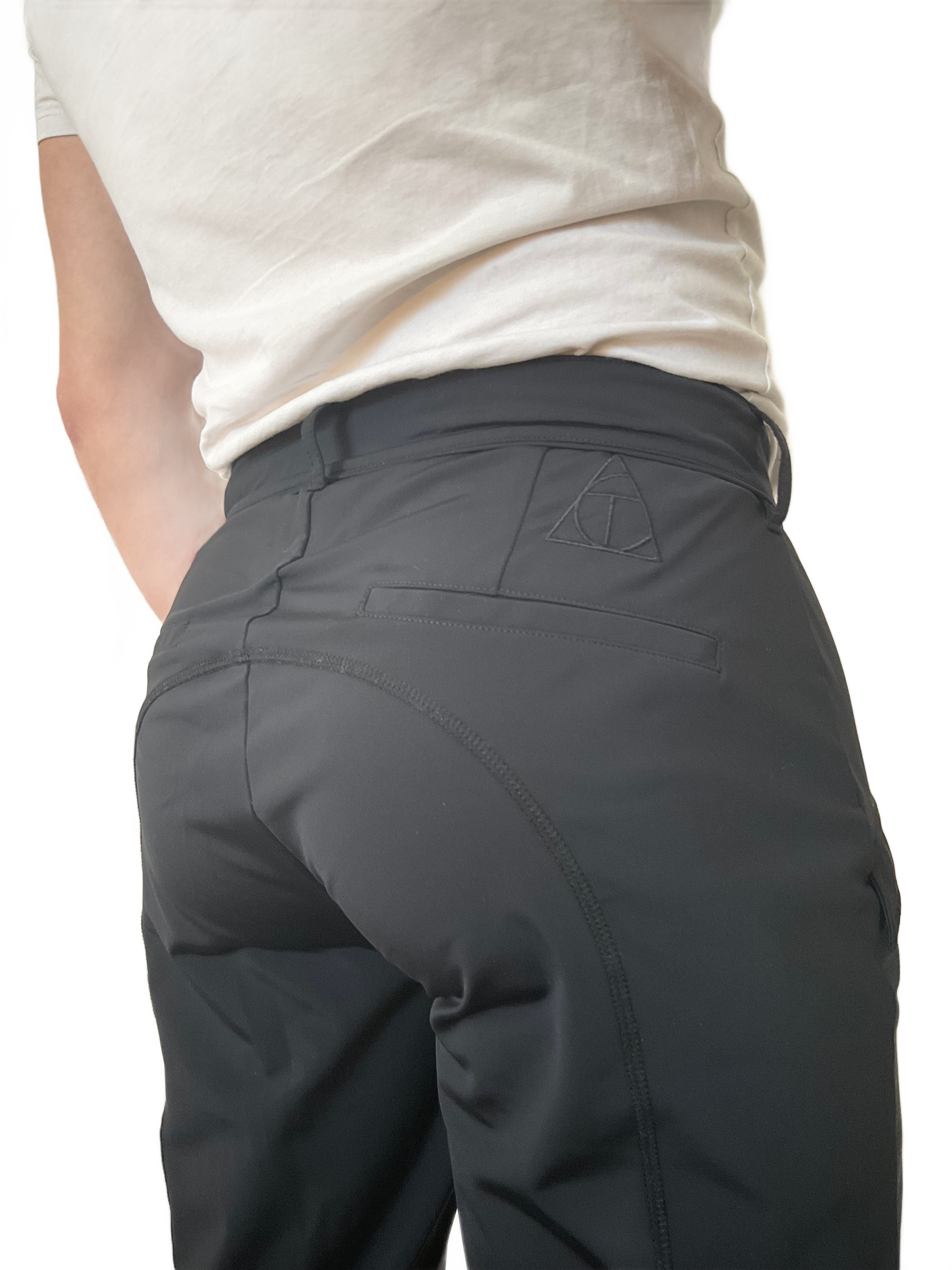 Pantalon d’équitation noir modèle homme