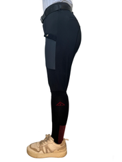 Pantalon d’équitation noir modèle femme