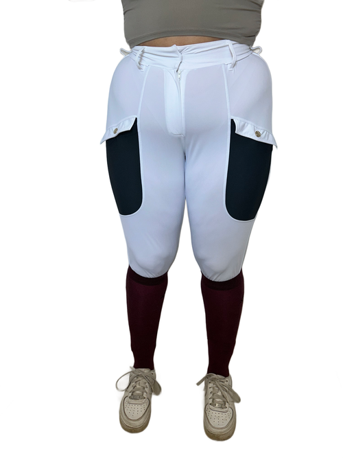 Pantalon d’équitation blanc modèle femme